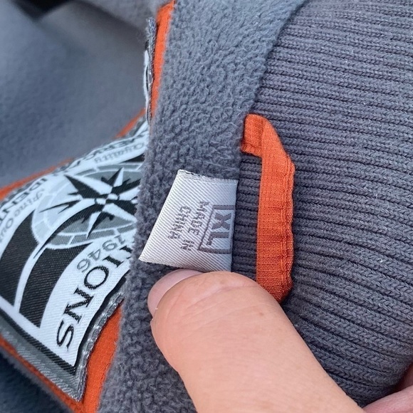 Kubota Orange Full Zip Jacket XL Orange Fleece Lined Destinations Coat - Picture 7 of 7